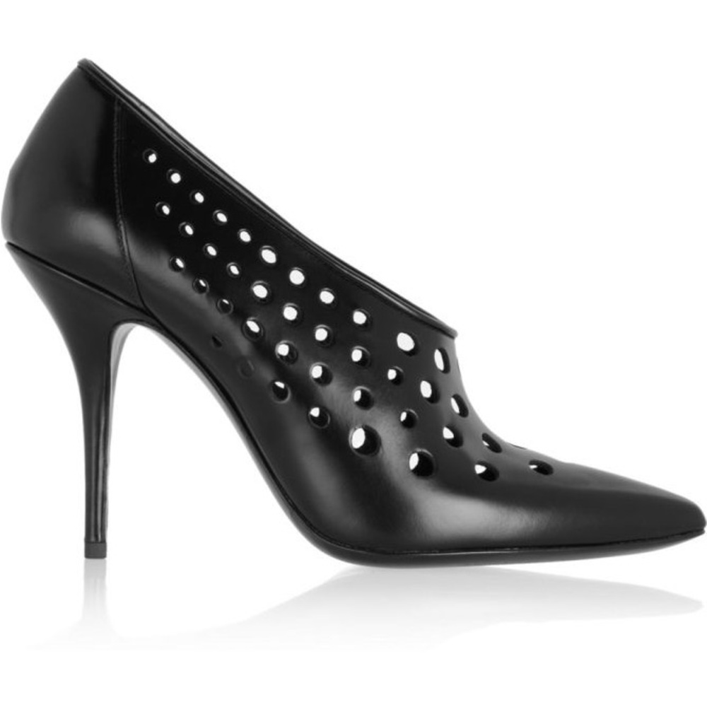 ALEXANDER WANG Magdalenda Cutout Leather Ankle Boots size 38